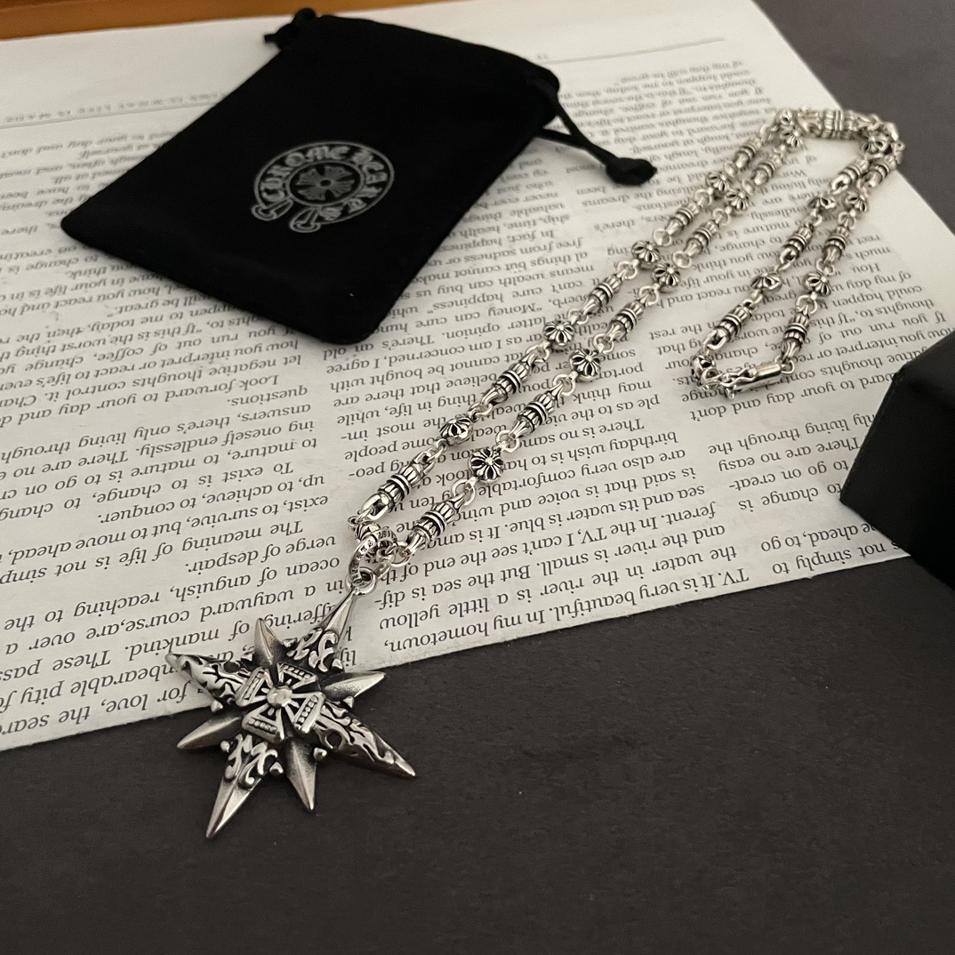 【CHROME HEARTS】ネックレス、新しいネックレス万能シンプルファッションオーナメント-BRAND OFF