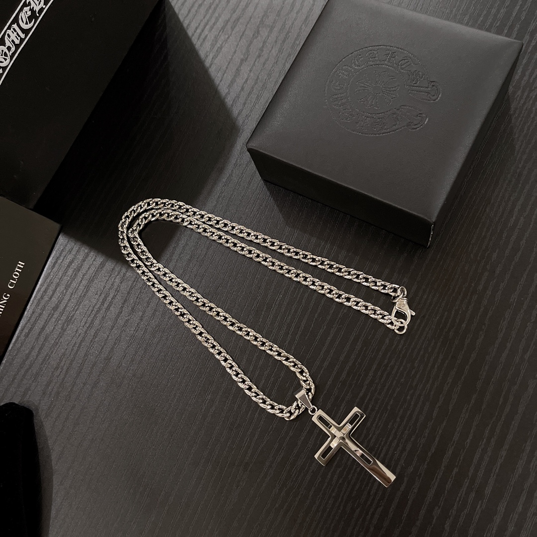 【Chrome Hearts】ネックレス、新しいネックレス万能シンプルファッションオーナメント-BRAND OFF