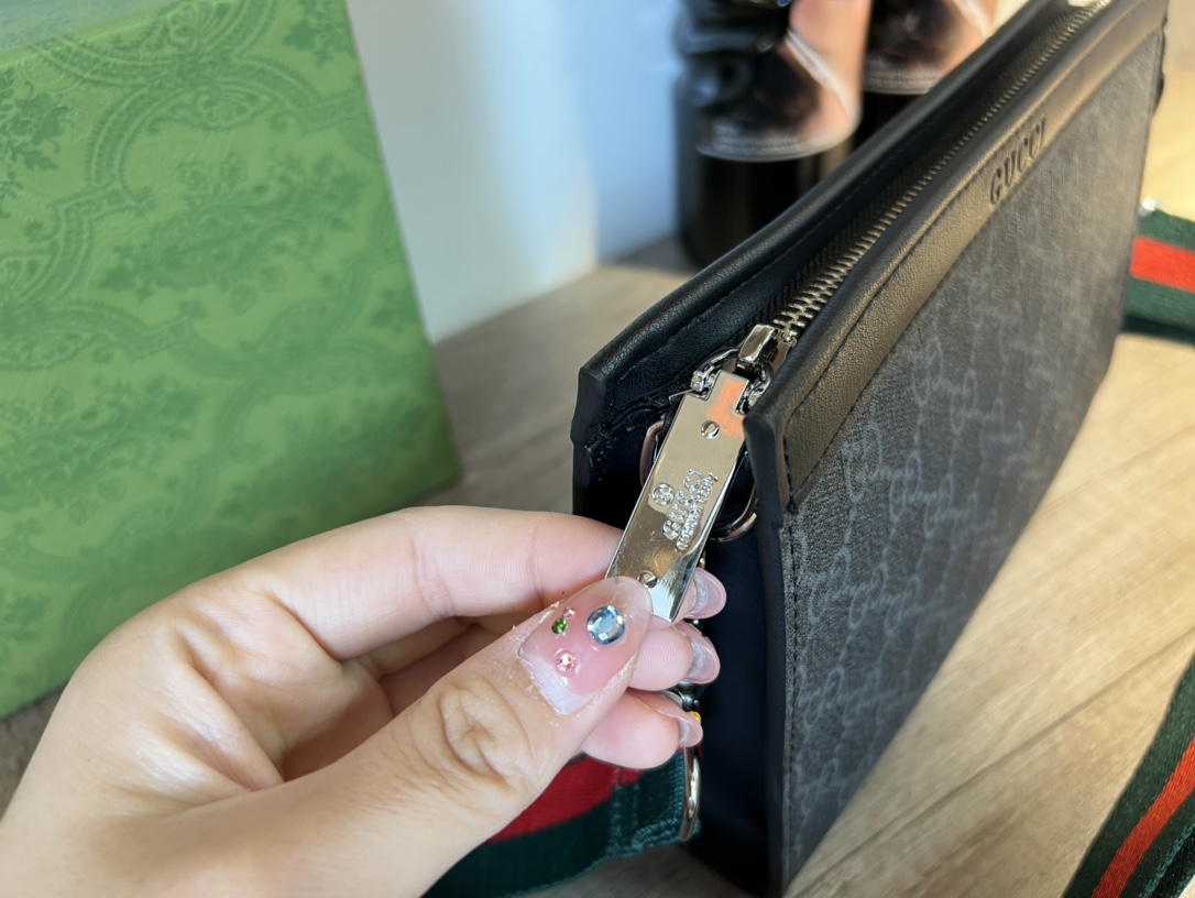 【 GUCCI 旗艦店】GGショルダーバッグ 22X14X7CM-BRAND OFF