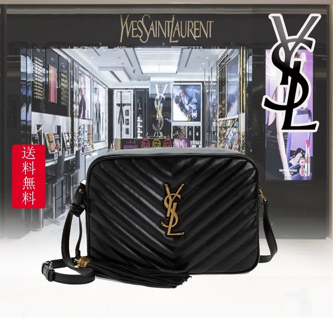 ★SAINT LAURENT*LOU ルー キルティング カメラバッグ-BRAND OFF