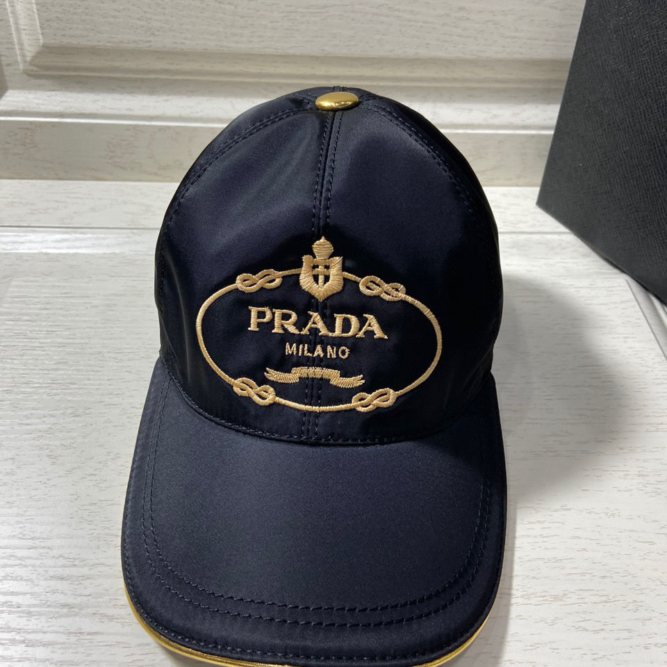 【PRADA公式 旗艦店】（プラダ)ベースボールキャップ-BRAND OFF