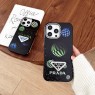 Prada【T5207】P家のダイヤモンドロゴ適用、Apple 16 Pro Maxケース、最新のiPhone 15 Plus、ブランド14 Pro男性向け、iPhone 13上品なプリント、少数派向け12、耐衝撃14女性向けフルカバー、13カメラレンズ保護、11高級。