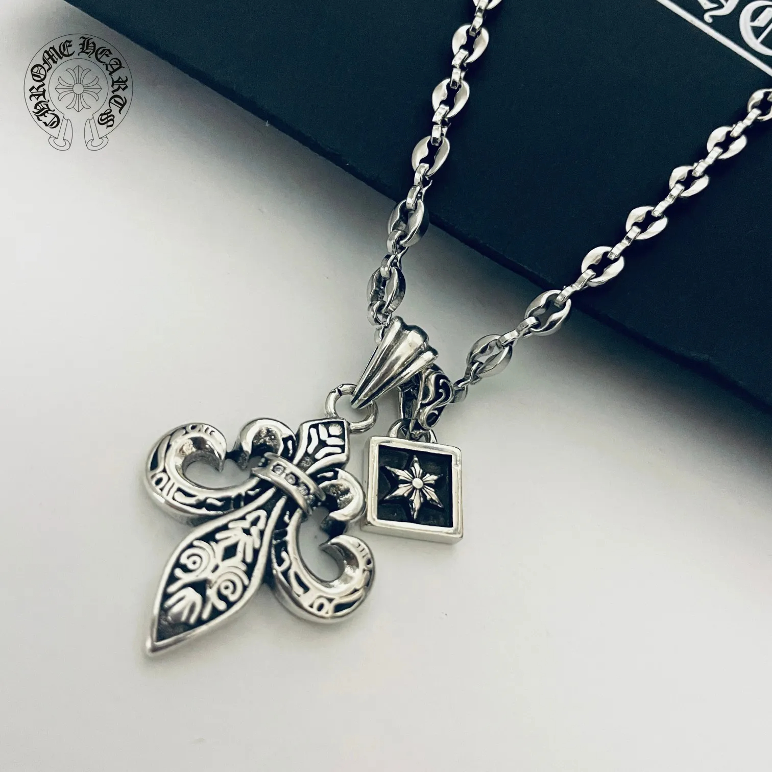 【CHROME HEARTS】ネックレス、新しいネックレス万能シンプルファッションオーナメント-BRAND OFF