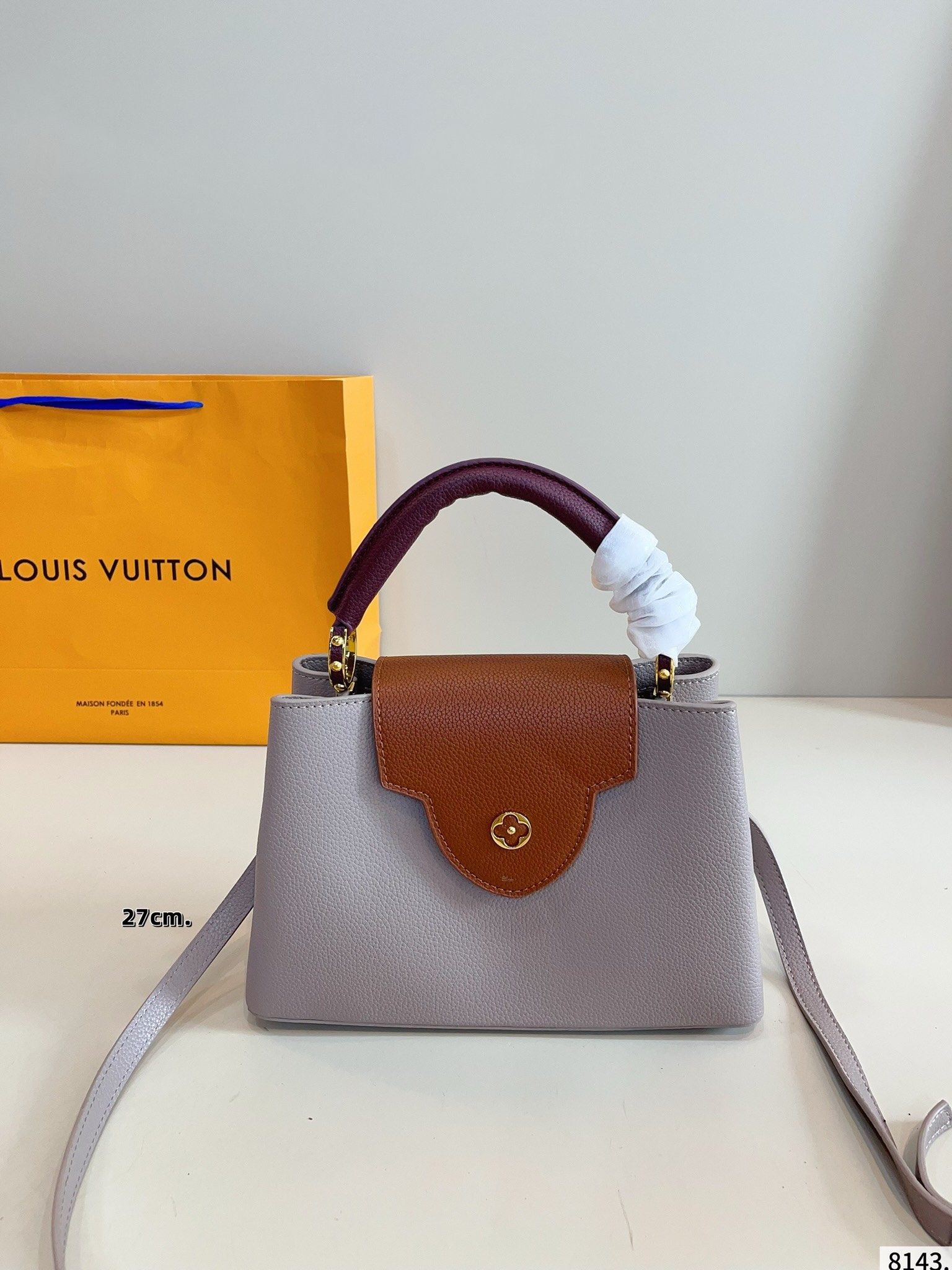 LOUIS VUITTON ルイヴィトン Capucines bb ハンドバッグ-BRAND OFF