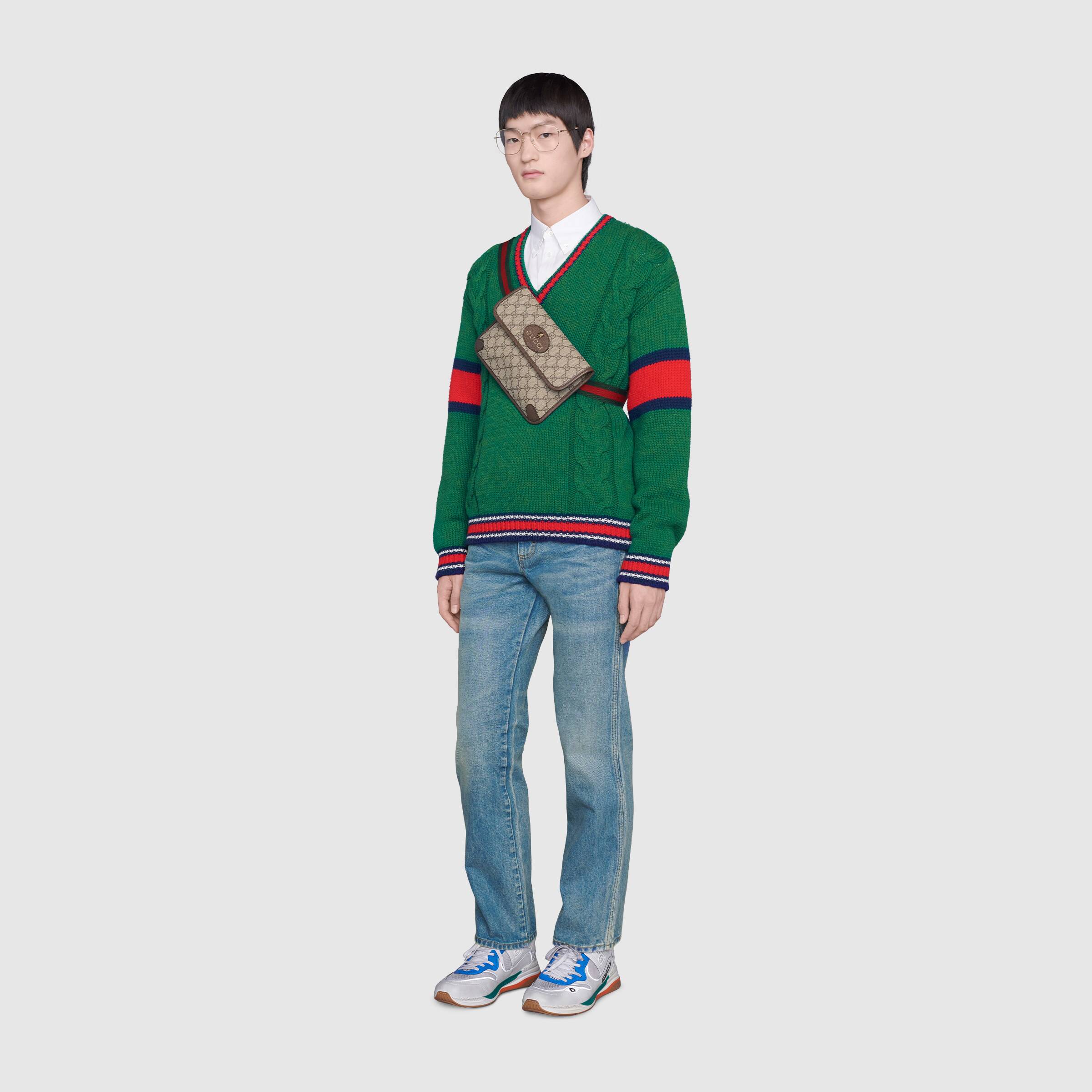 GUCCI〔ネオ ヴィンテージ〕GGスプリーム ベルトバッグ-BRAND OFF