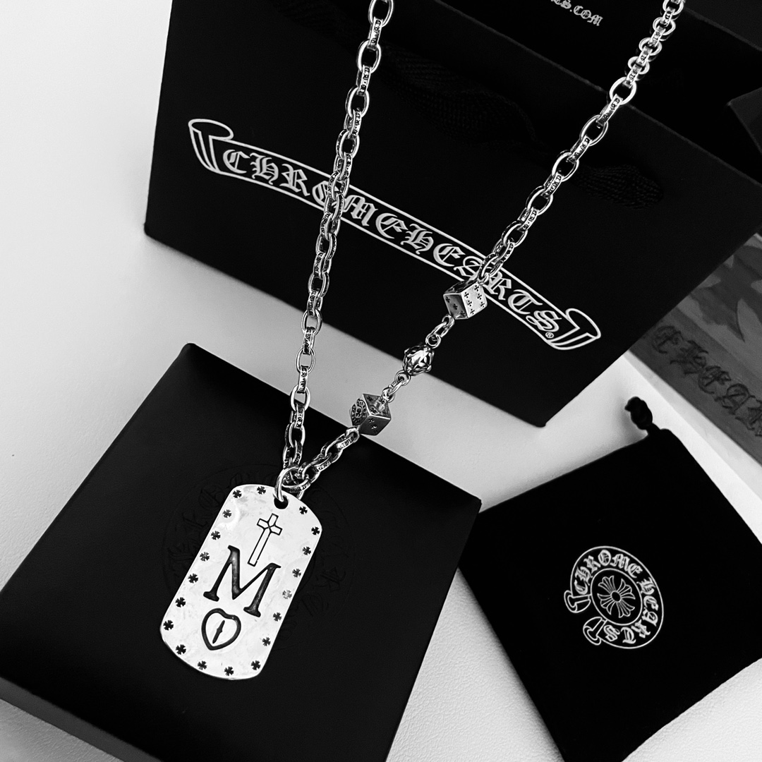 【CHROME HEARTS 】ネックレス、新しいネックレス万能シンプルファッションオーナメント-BRAND OFF