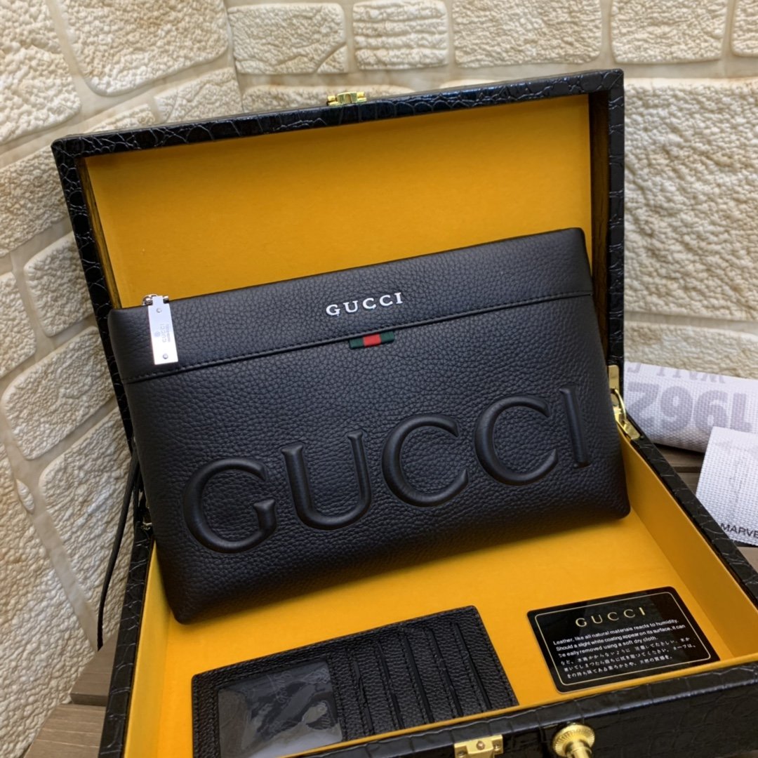 【GUCCI 公式 旗艦店】グッチ クラッチバッグ 当日出荷 好評に付き再入荷！28*18.3CM-BRAND OFF
