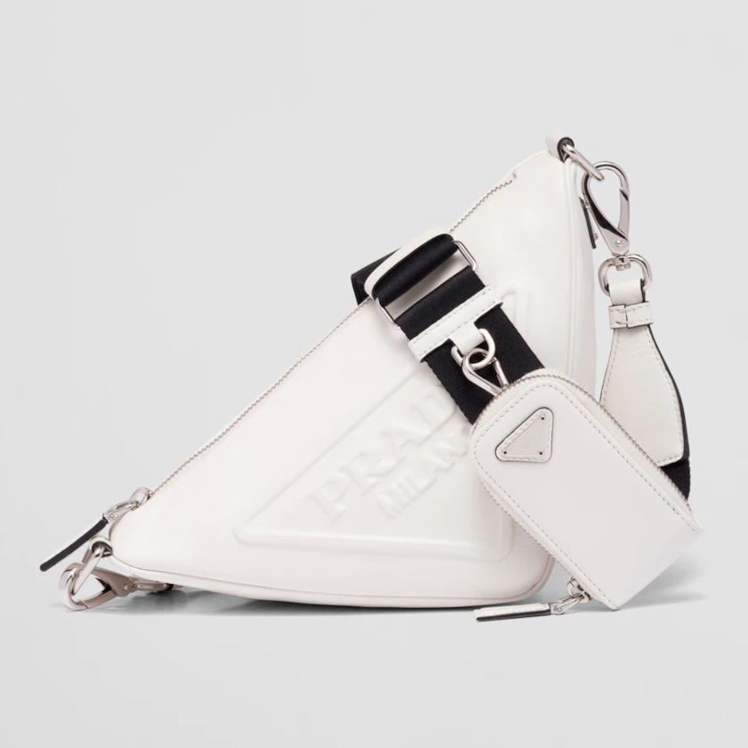 累積売上第１位☆新作☆ プラダ PRADA トライアングル レザーショルダーバッグ-BRAND OFF