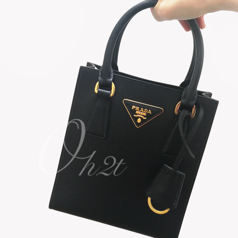 PRADA サフィアーノレザー ハンドバッグ-BRAND OFF