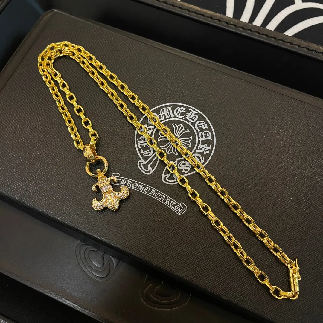 【CHROME HEARTS】ネックレス、新しいネックレス万能シンプルファッションオーナメント-BRAND OFF