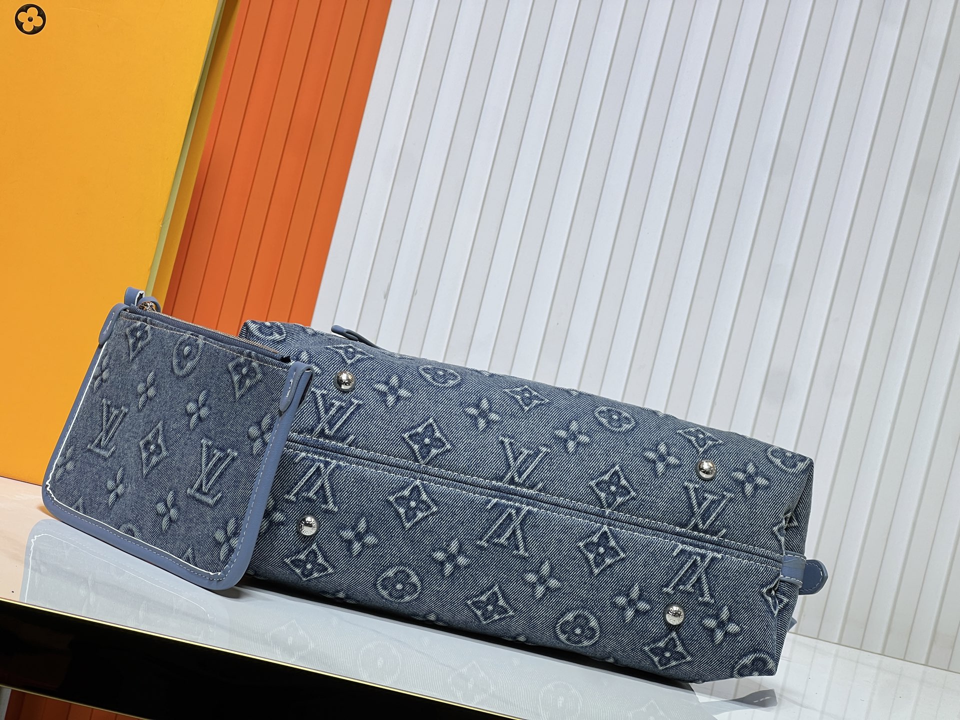 LOUIS VUITTON ルイヴィトン CarryAll デニムバッグ-BRAND OFF