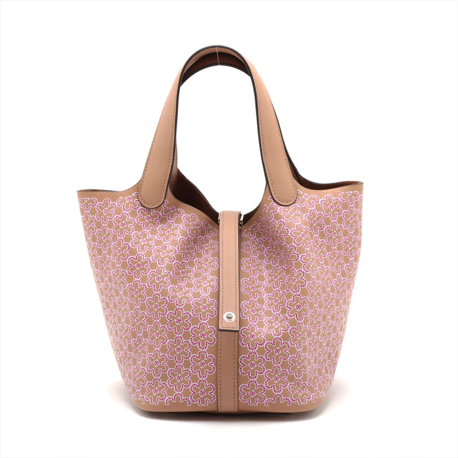 エルメス ピコタンロックPM ラッキーデイジー ヴォースイフト チャイ シルバー金具-BRAND OFF
