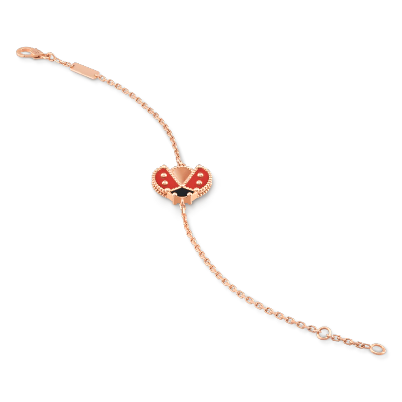 【2026】【Vancleef & Arpels】 ラッキー スプリング ブレスレット、オープンウィング レディバグ-BRAND OFF