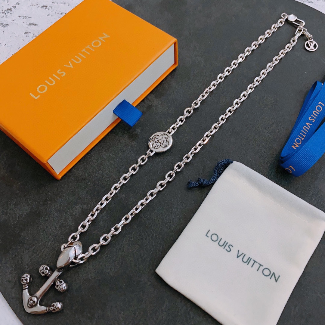 【2026】【LOUIS VUITTON 】ネックレス、新しいネックレス万能シンプルファッションオーナメント-BRAND OFF