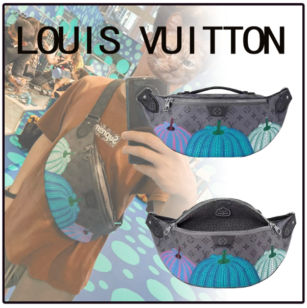 【LOUIS VUITTON】 新しい LV草間彌生コラボシリーズ カラフルカボチャ柄チェストバッグ/ウエストバッグ-BRAND OFF