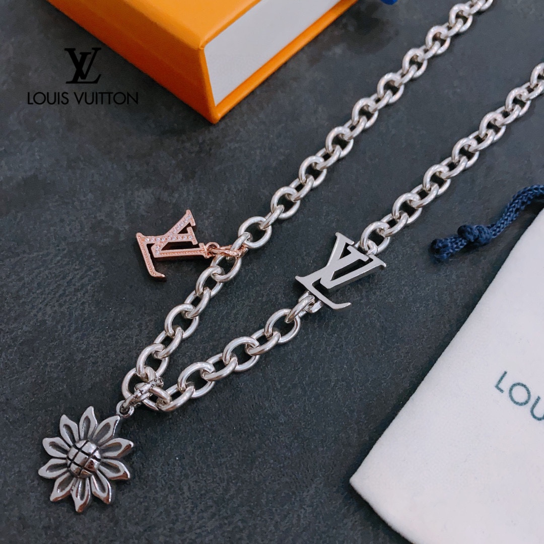 【LOUIS VUITTON 】ネックレス、新しいネックレス万能シンプルファッションオーナメント-BRAND OFF