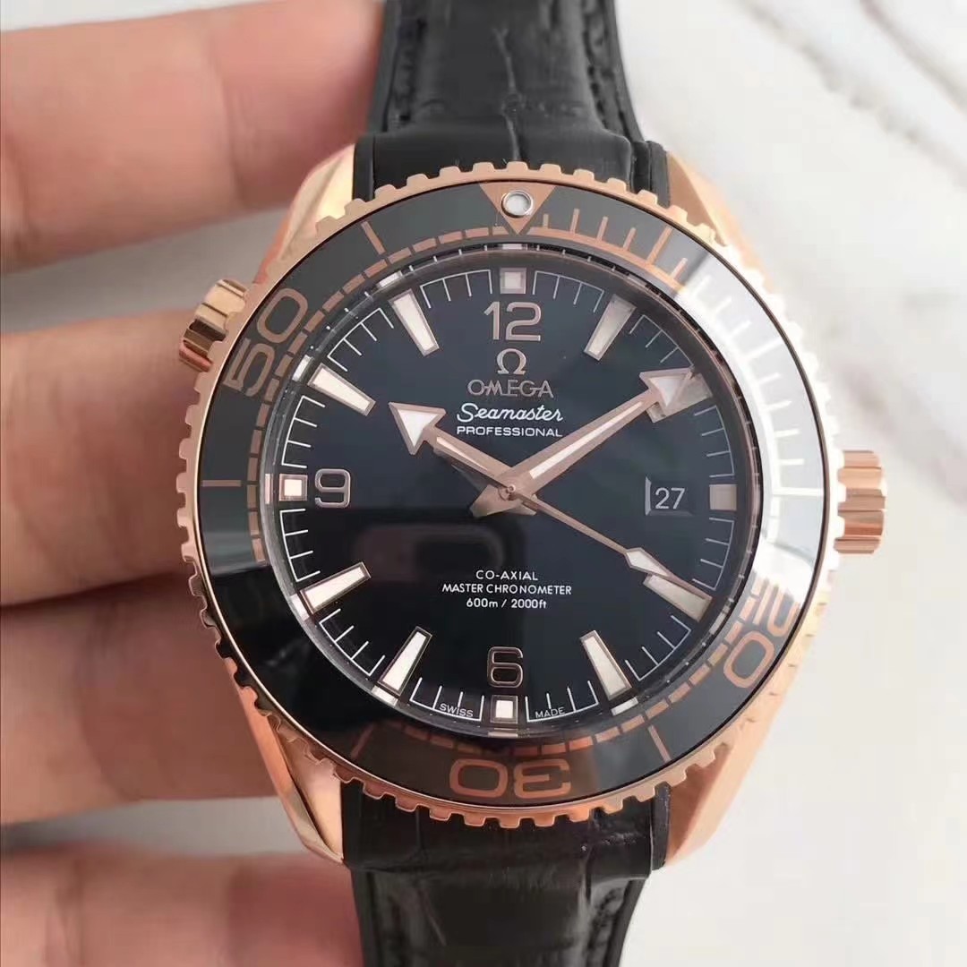 Omega Seamaster Planet Ocean Master Chronometer GMT Deep Black 215.63.46.22.01.001-BRAND OFF