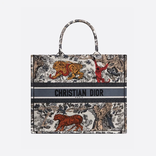 【数量限定大幅値下げ！】春夏20新作 DIOR ロゴ アニマル 刺繍 バッグ トート 選べる3色-BRAND OFF