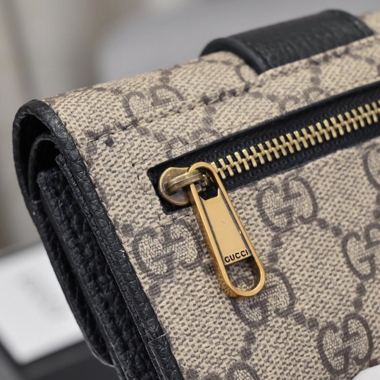 GUCCI(グッチ) 三つ折り財布 13.5*9.5*3.5cm-BRAND OFF