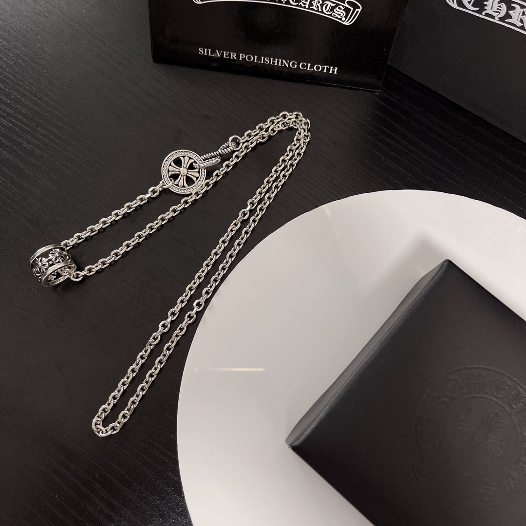【Chrome Hearts】ネックレス、新しいネックレス万能シンプルファッションオーナメント-BRAND OFF