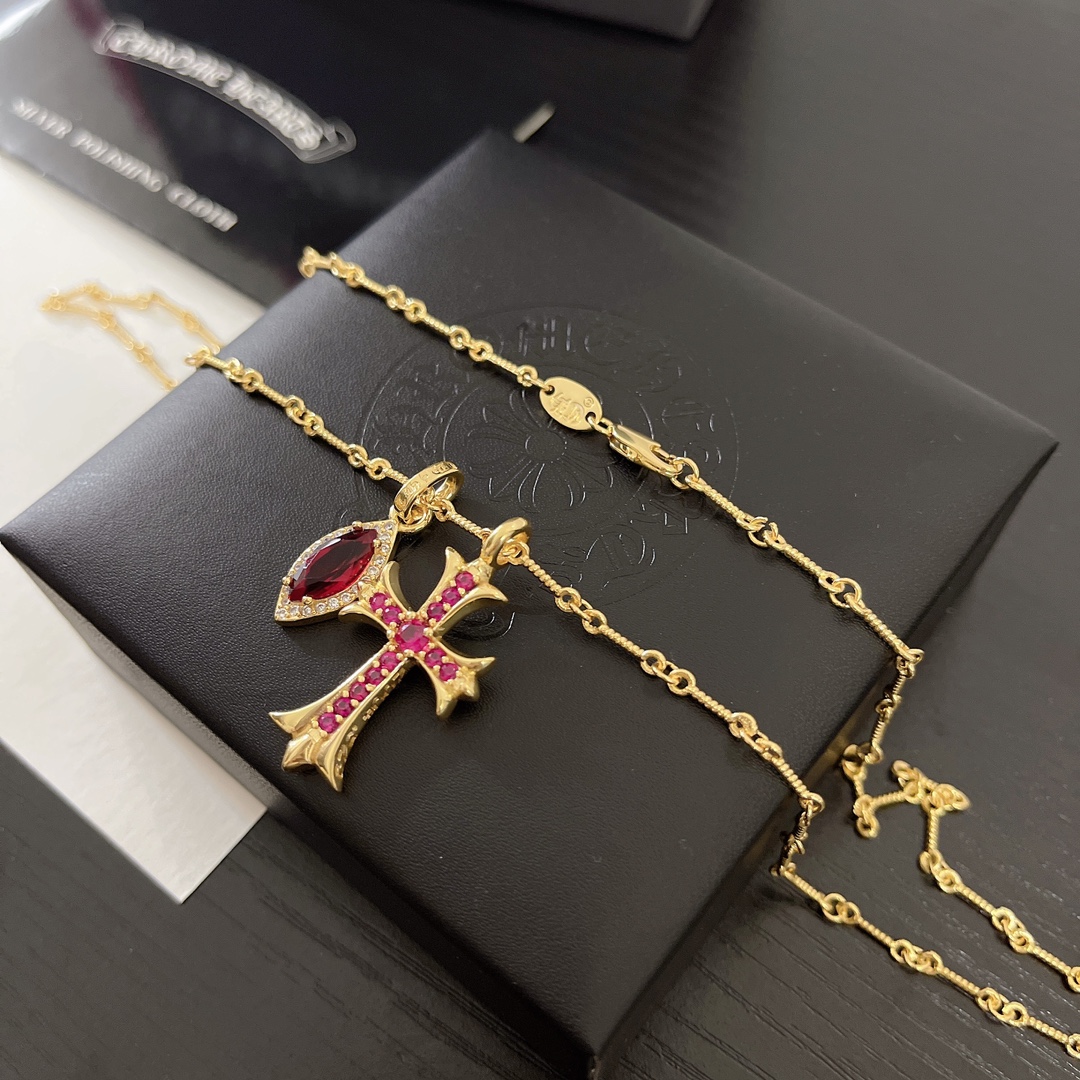 【CHROME HEARTS】ネックレス、新しいネックレス万能シンプルファッションオーナメント-BRAND OFF
