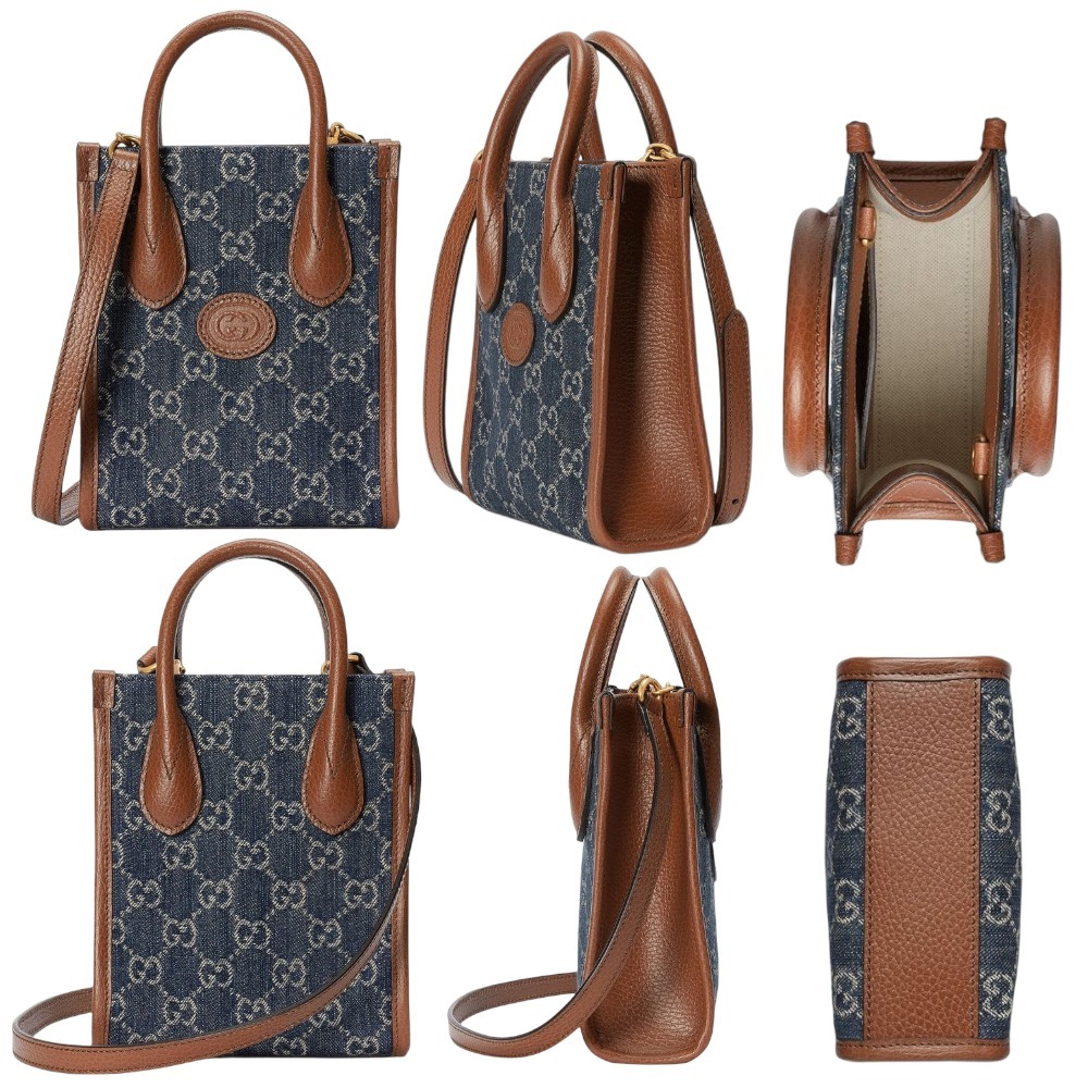 大人気！すぐ届く！【GUCCI】ミニ トートバッグ ユニセックス-BRAND OFF