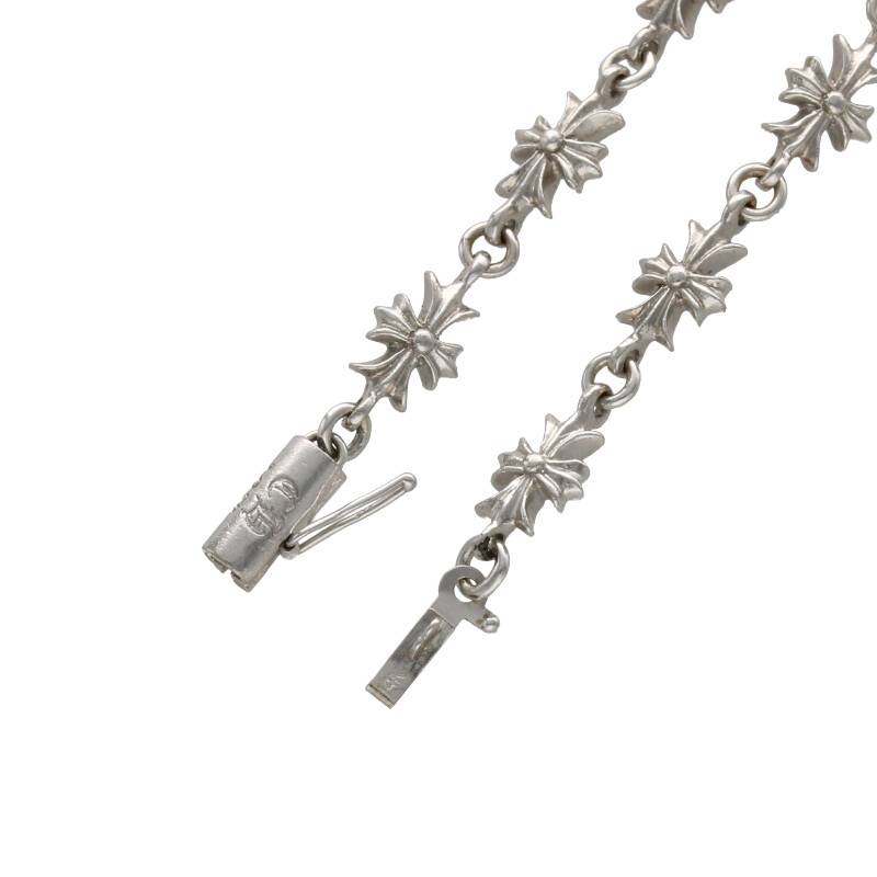 クロムハーツ/Chrome Hearts　 サイズ:18inch 【18KWG TNY CRSF CH PLS18/タイニーファットクロス】-BRAND OFF