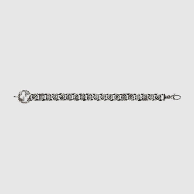 GUCCI  ダブルGチェーンブレスレット 20cm-BRAND OFF