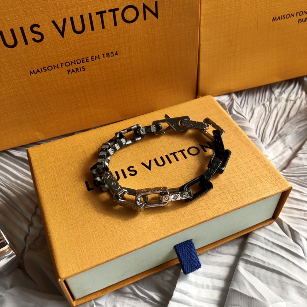 Louis Vuitton（ルイヴィトン）ブラスレ・ダミエ モノグラム チェーン-BRAND OFF
