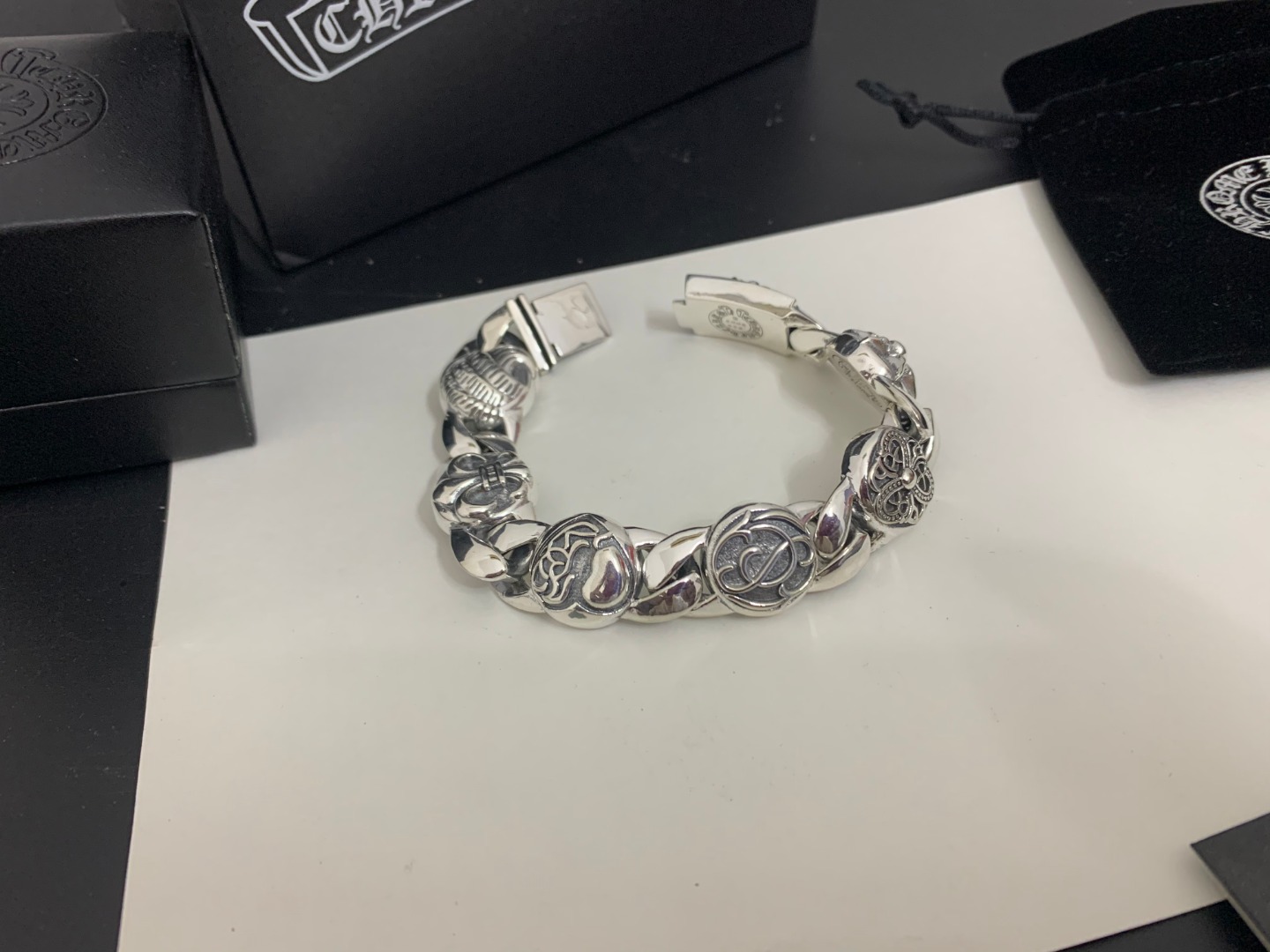 【 CHROME HEARTS 】ブレスレット、ファッションシンプルなスタイル-BRAND OFF