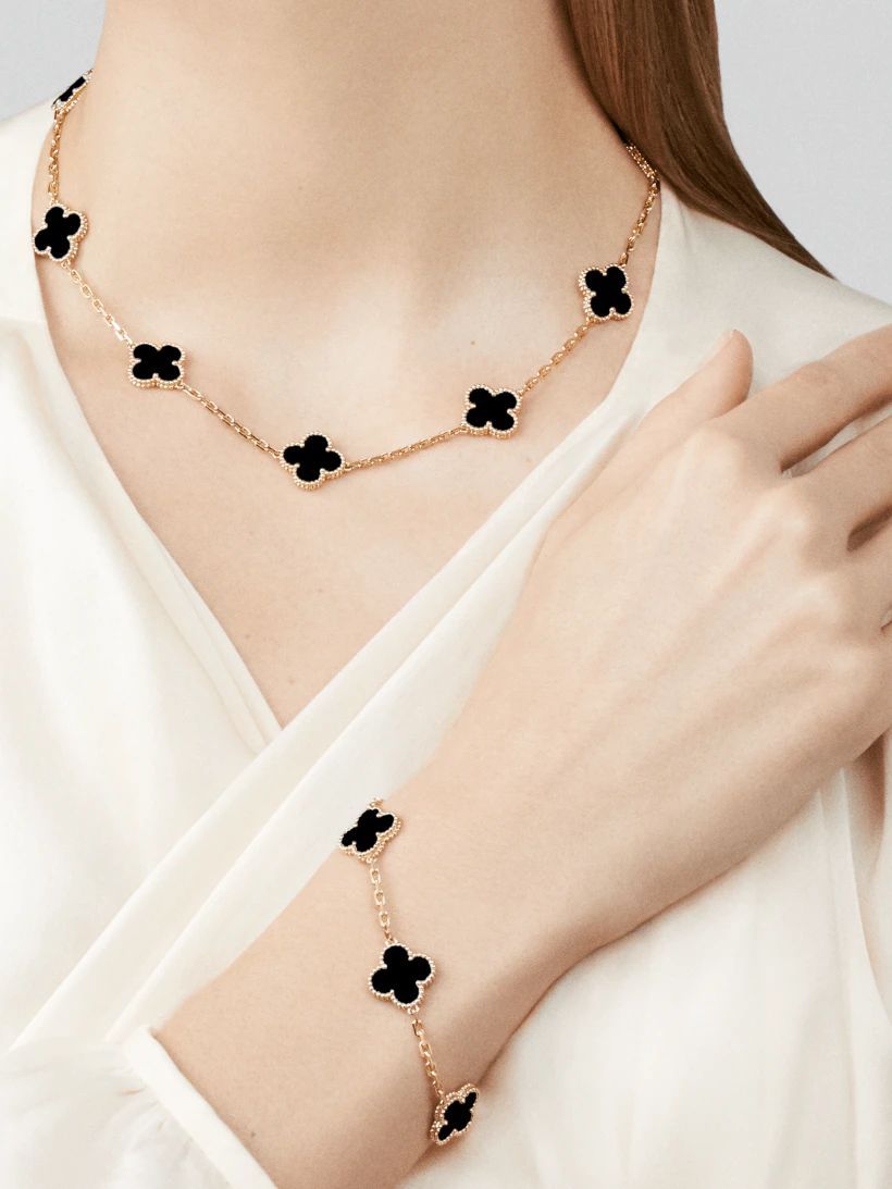 【2026】【Vancleef & Arpels】 ヴィンテージ アルハンブラ ブレスレット、5モチーフ-BRAND OFF