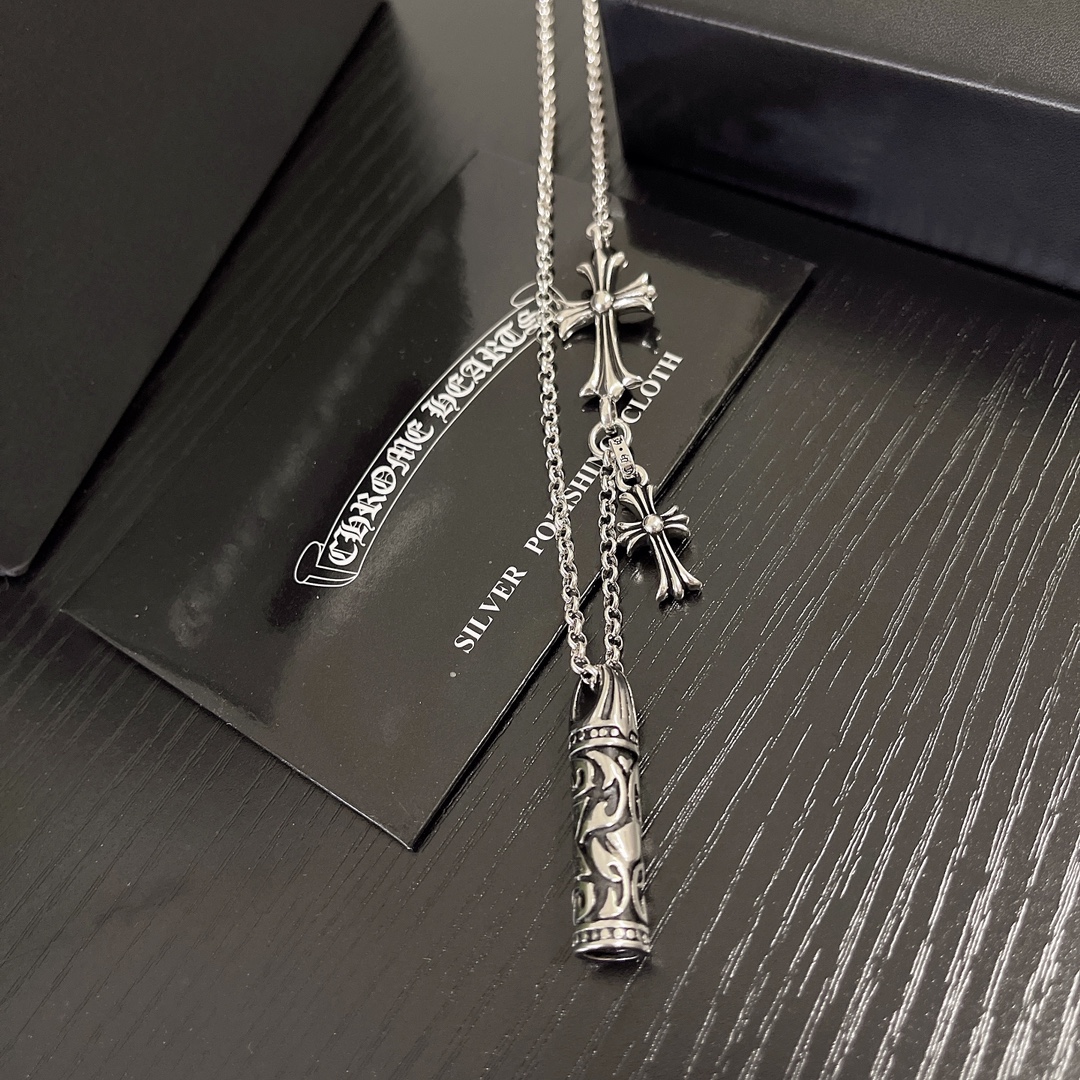 【CHROME HEARTS】ネックレス、新しいネックレス万能シンプルファッションオーナメント-BRAND OFF
