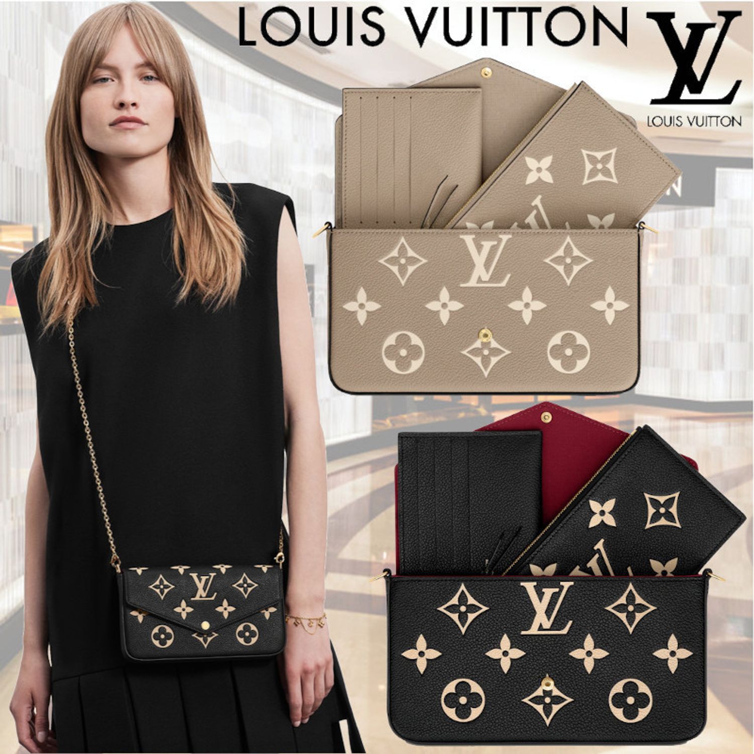 LOUIS VUITTON ショルダーバッグ ポシェット・フェリシー-BRAND OFF