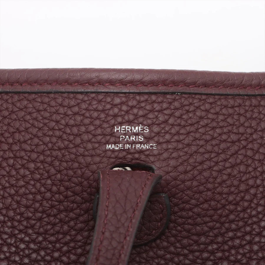 HERMES エルメス エブリンTPM トリヨンクレマンス ボルドー-BRAND OFF