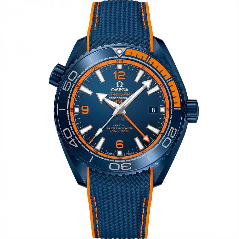 Omega Seamaster Planet Ocean Master Chronometer GMT Big Blue 215.92.46.22.03.001-BRAND OFF