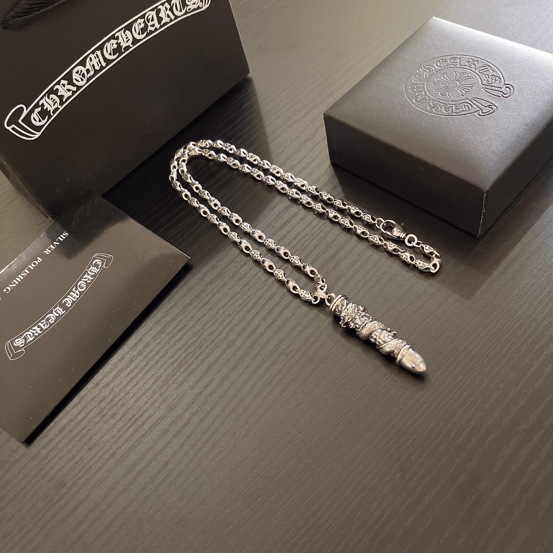 【CHROME HEARTS】ネックレス、新しいネックレス万能シンプルファッションオーナメント-BRAND OFF