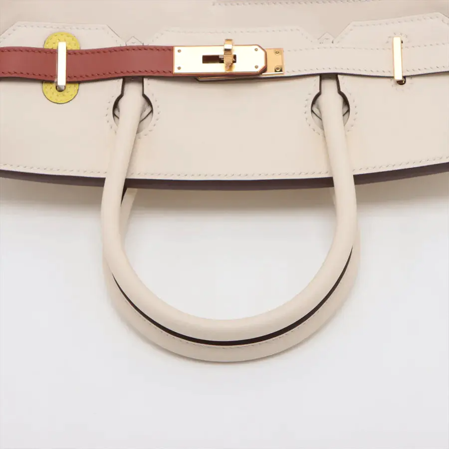 HERMES エルメス バーキン30 カラーマティック ヴォースイフト ナタ ゴールド金具-BRAND OFF
