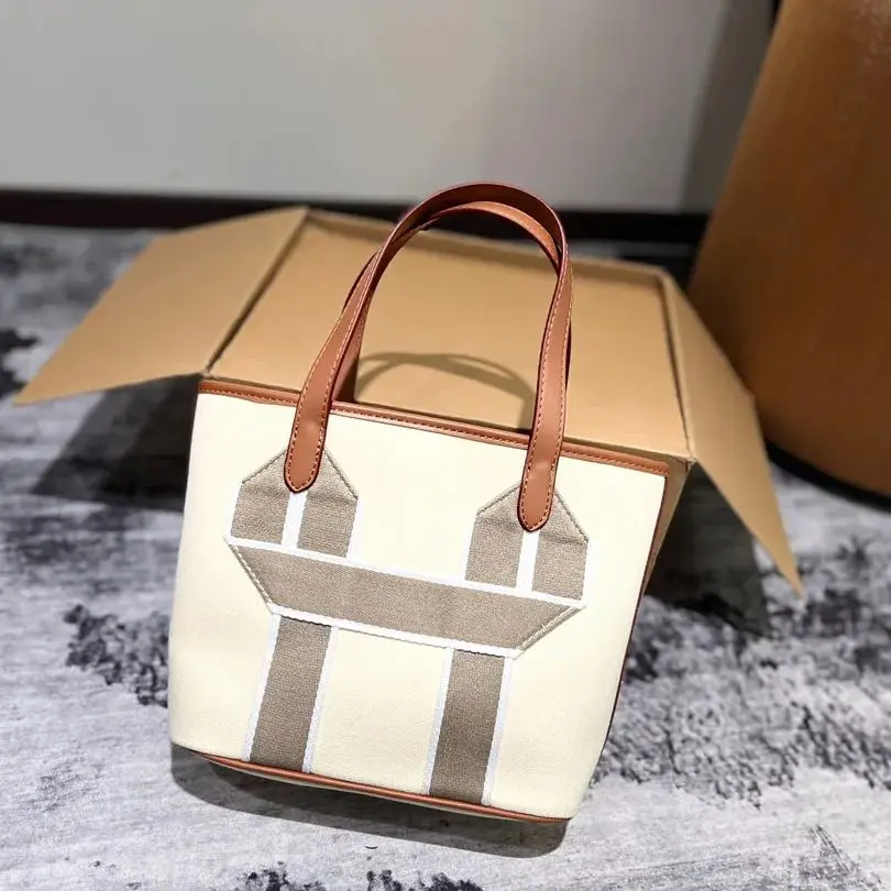 HERMES キャンバス製野菜バスケット-BRAND OFF