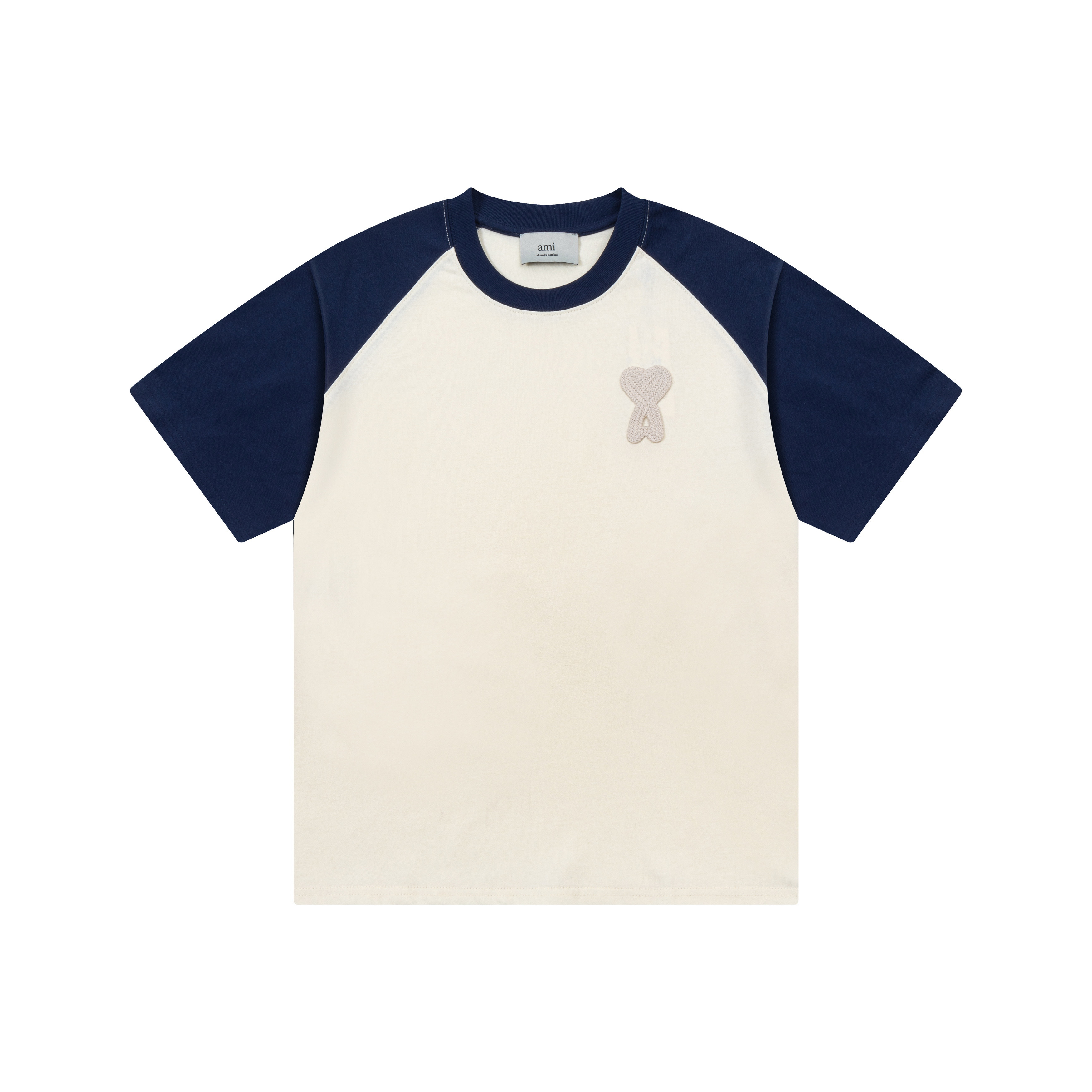 【AMI PARIS公式旗艦店】AMI PARIS新作 ラグランカジュアルTシャツ（男女兼用、半袖）