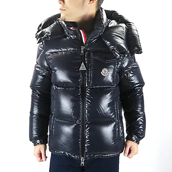 MONCLER モンクレール MONTBELIARD モンベリアル メンズ ダウンジャケット ネイビー-BRAND OFF