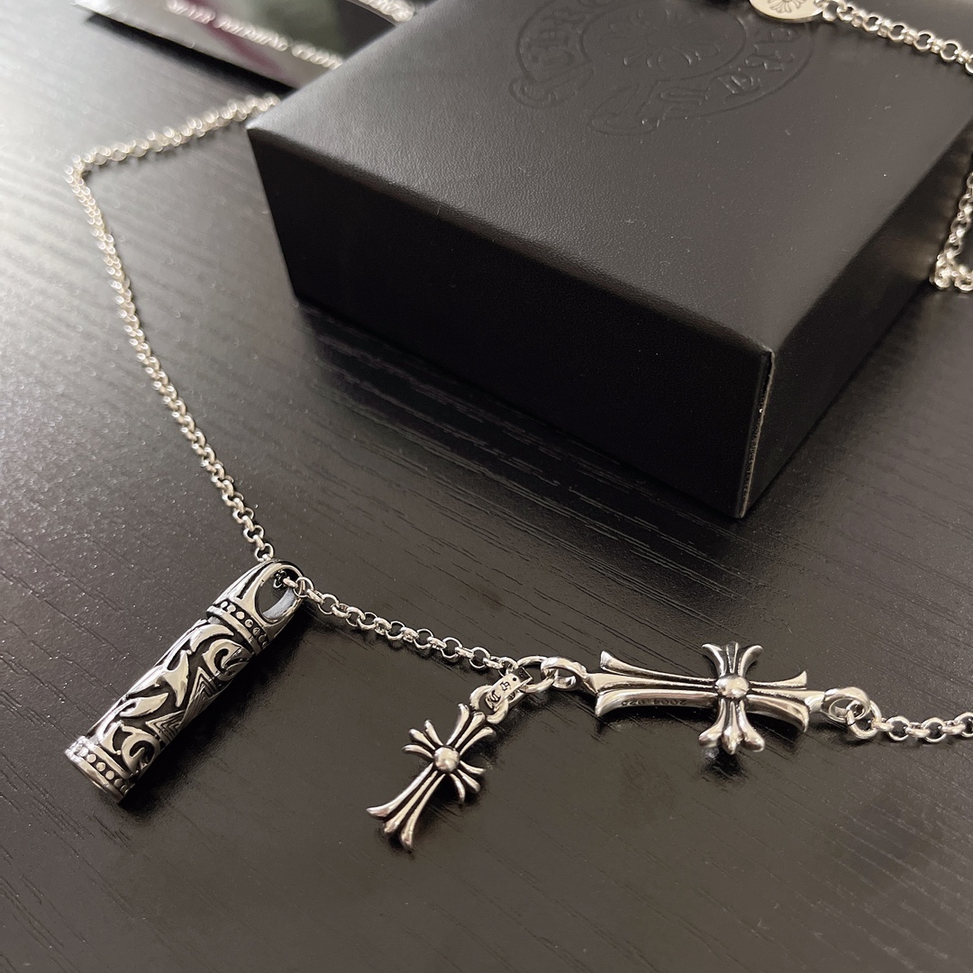 【CHROME HEARTS】ネックレス、新しいネックレス万能シンプルファッションオーナメント-BRAND OFF