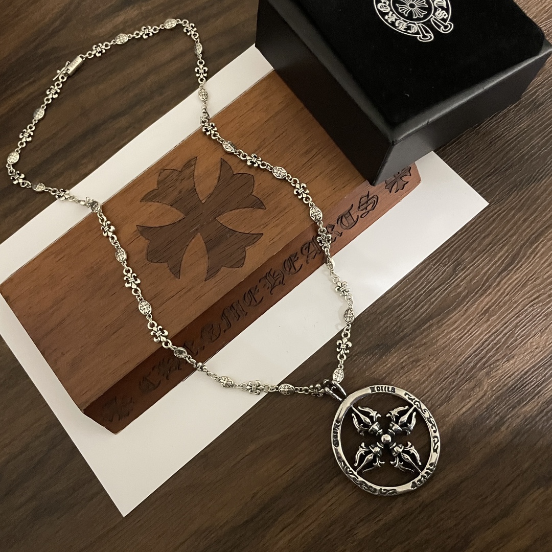 【CHROME HEARTS】ネックレス、新しいネックレス万能シンプルファッションオーナメント-BRAND OFF