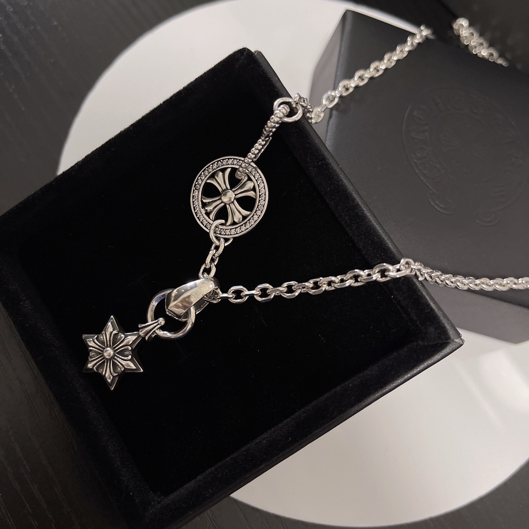 【Chrome Hearts】ネックレス、新しいネックレス万能シンプルファッションオーナメント-BRAND OFF