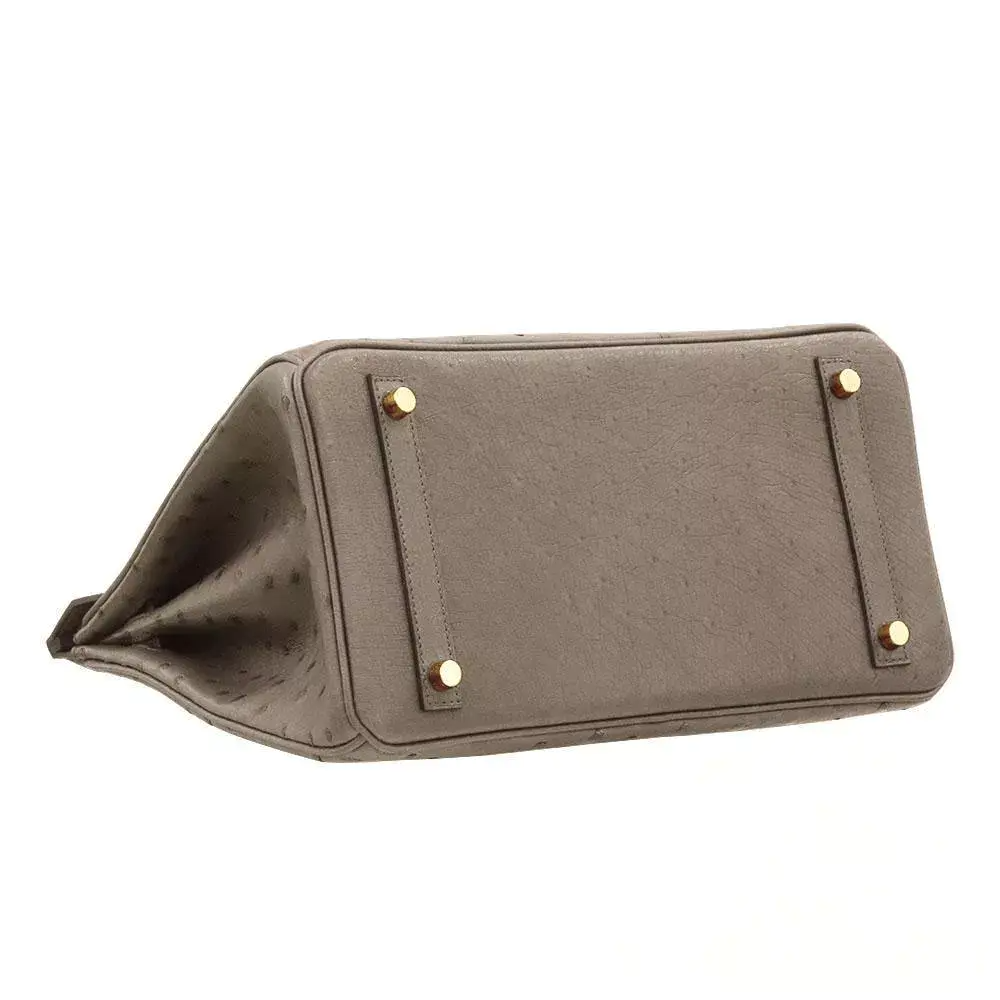 【HERMES】エルメス バーキン 30cm オーストリッチ ゴールド金具-BRAND OFF