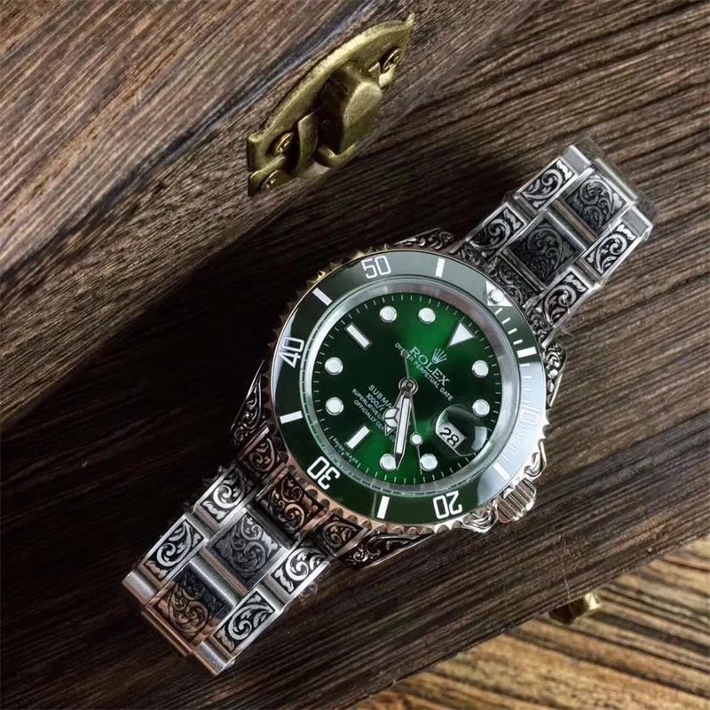 ロレックス サブマリーナーデイト 彫金 116610LV/116610LN-BRAND OFF