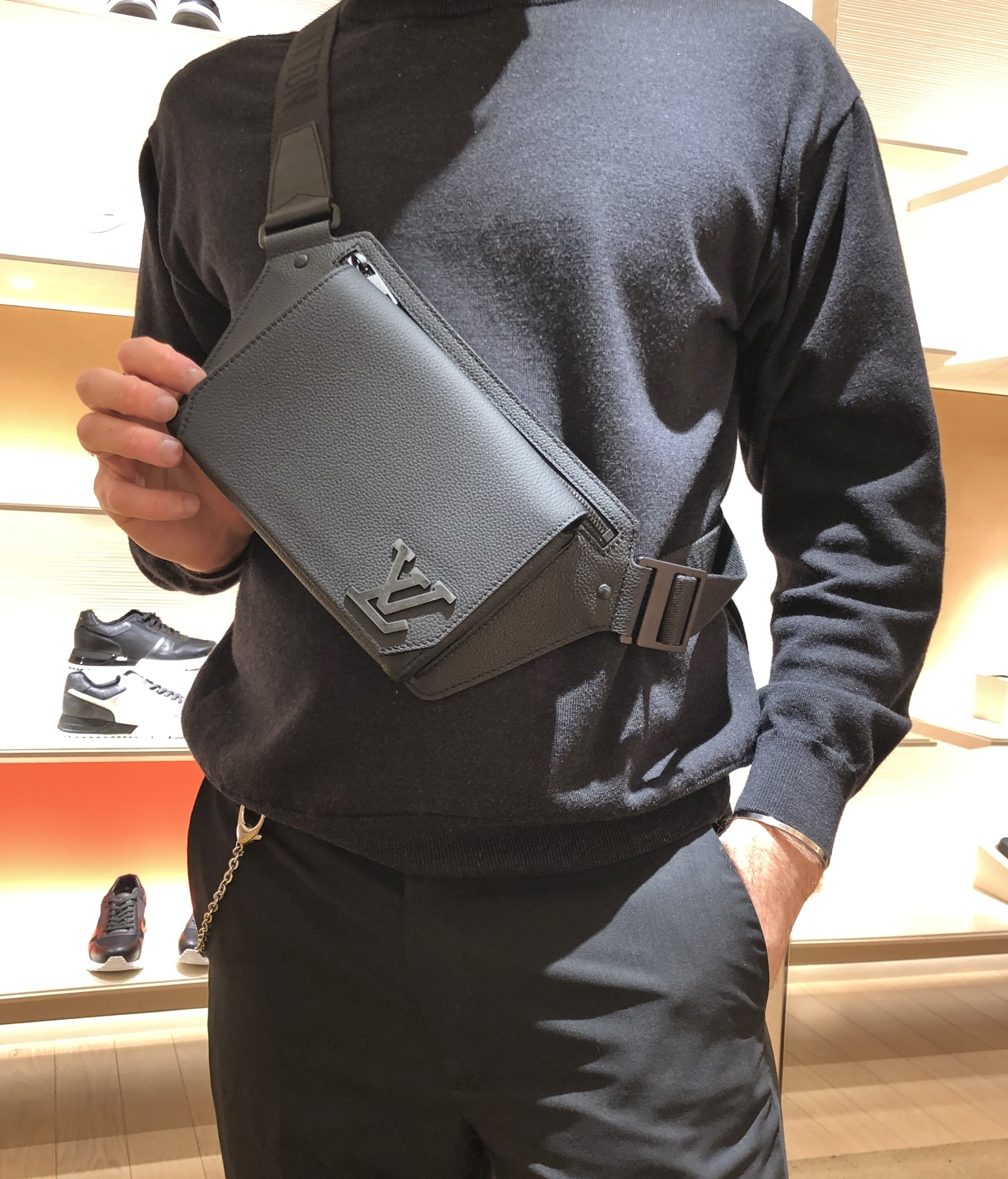 LOUIS VUITTON ルイヴィトン★最新作 バムバッグ NV★M57081-BRAND OFF