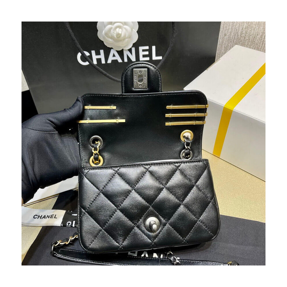 【入手困難】25ans雑誌掲載！中条あやみ愛用Chanel Pearls Charms Mini Flap Bag AS2978-BRAND OFF
