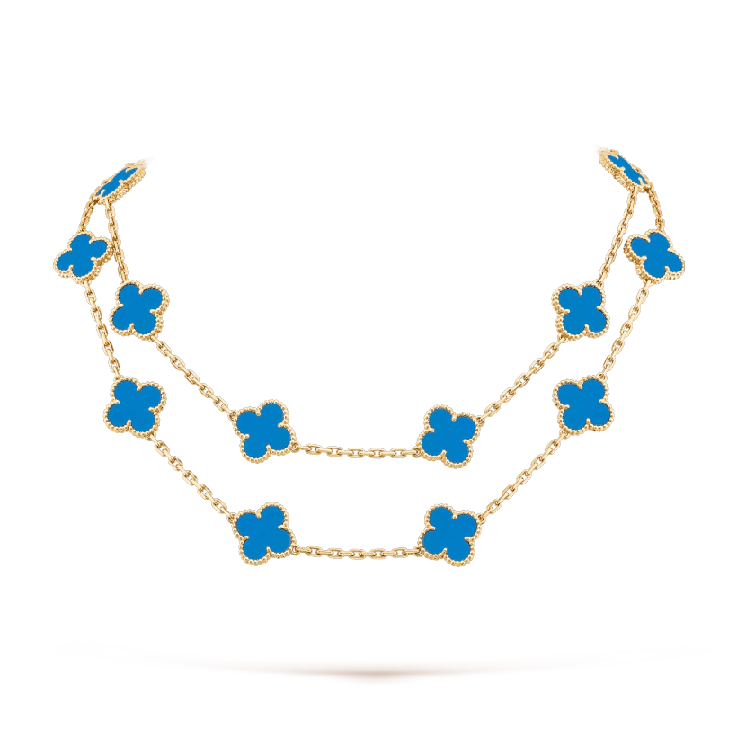 【Vancleef & Arpels】 ヴィンテージ アルハンブラ ロングネックレス、20 モチーフ-BRAND OFF