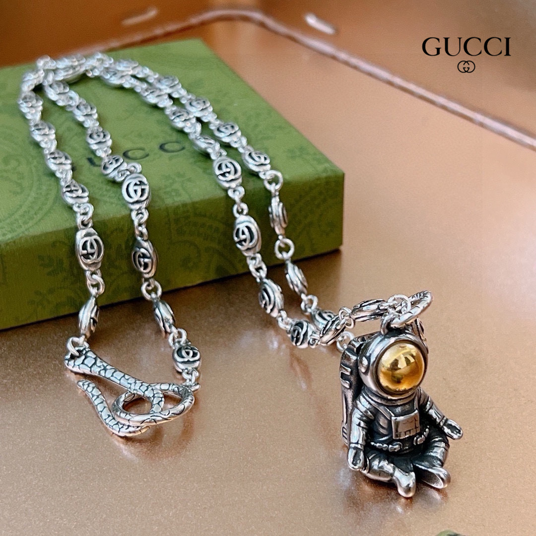 【2026】【GUCCI】ネックレス、新しいネックレス万能シンプルファッションオーナメント 2474-BRAND OFF