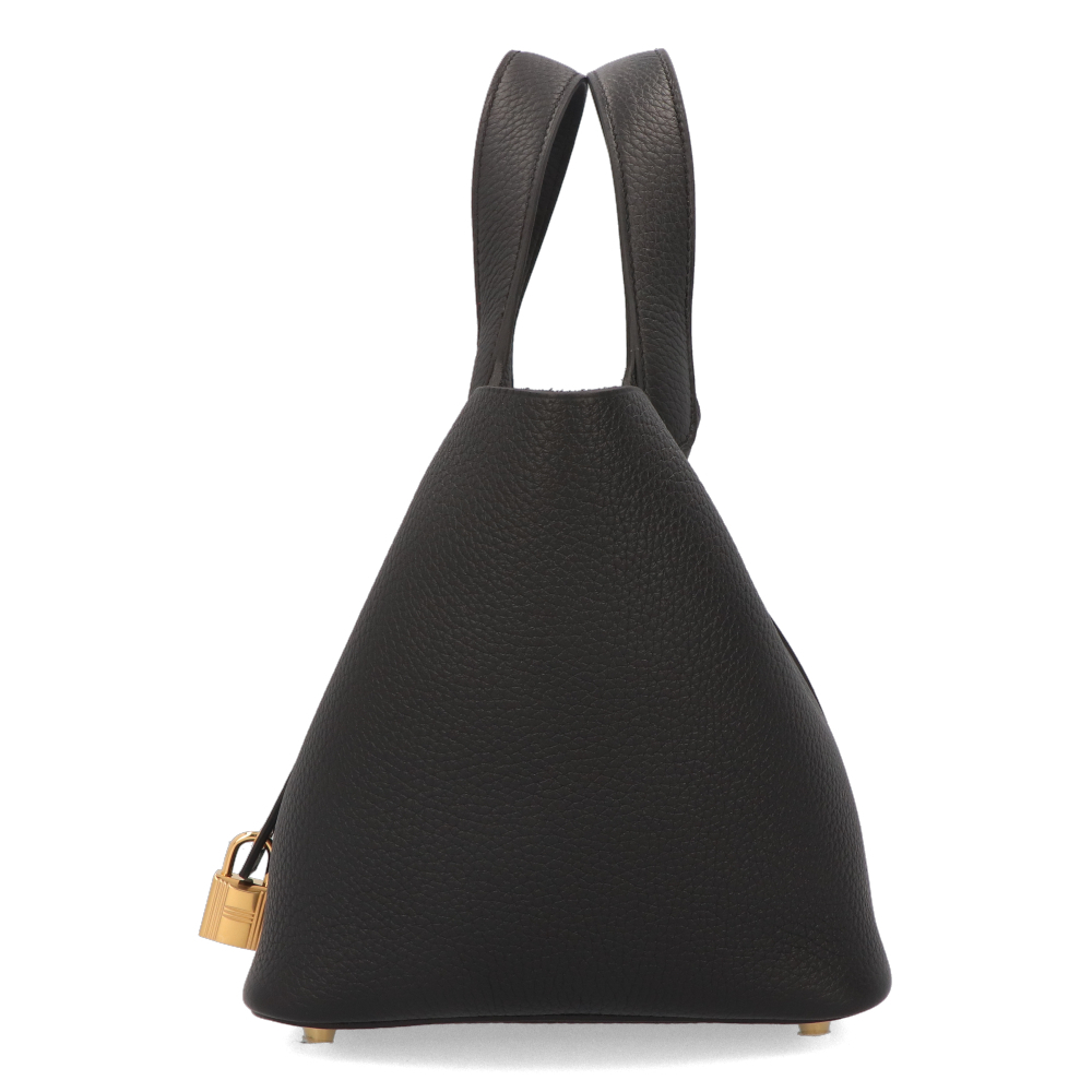 HERMES エルメス ピコタン PM ブラック トリヨン 18*18*13CM-BRAND OFF